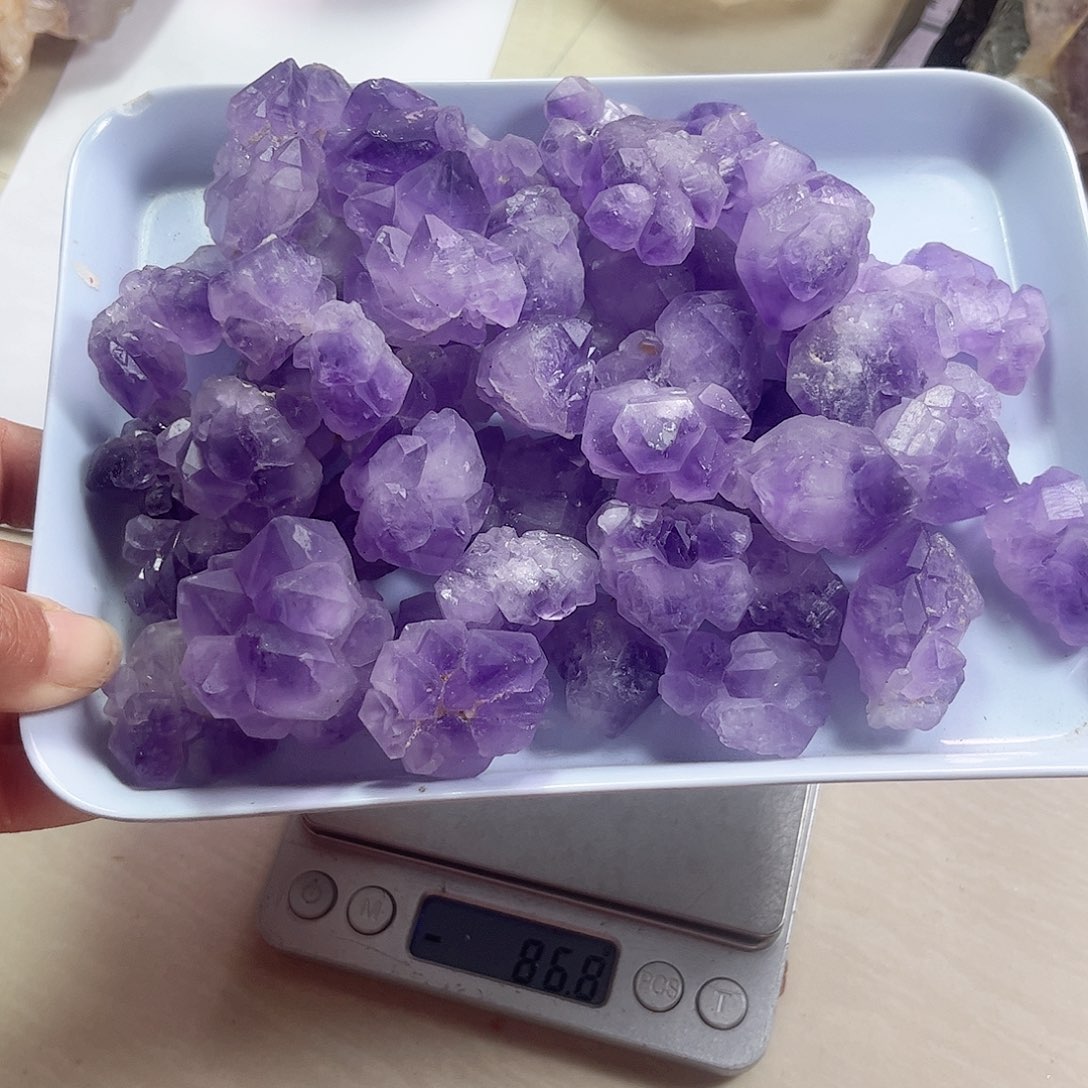 紫晶天然水晶原石未镶嵌C****T