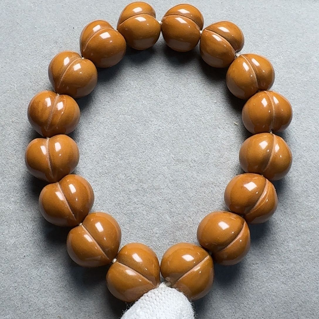 手串猴头核桃聚宝盆大尺寸屁桃王18➕手持