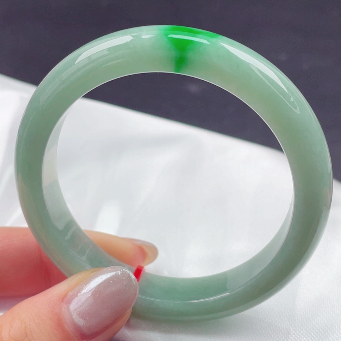 翡翠未镶嵌手镯54