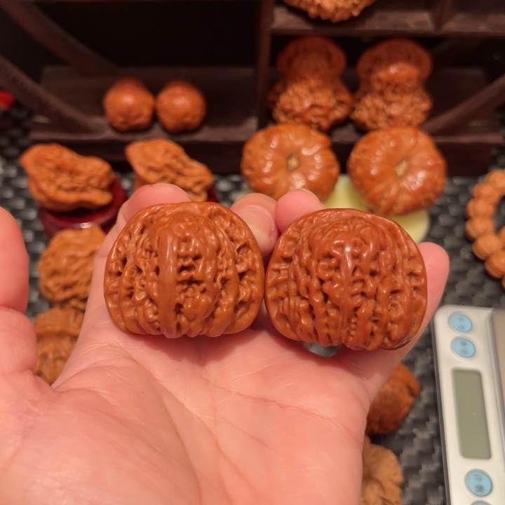 文玩核桃把件四座楼