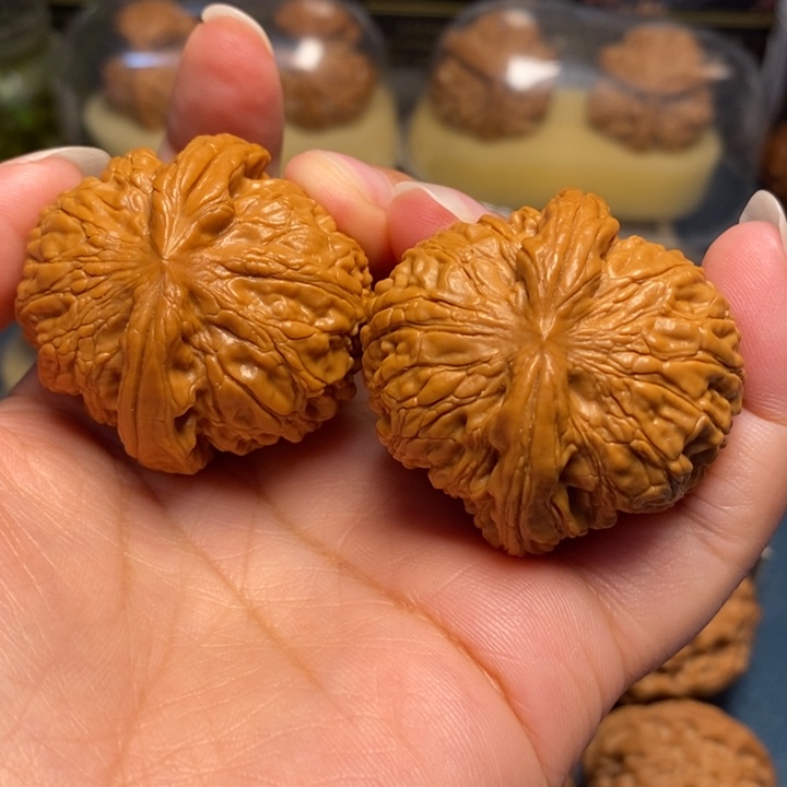 【闪购商品】文玩核桃把件四喜元宝