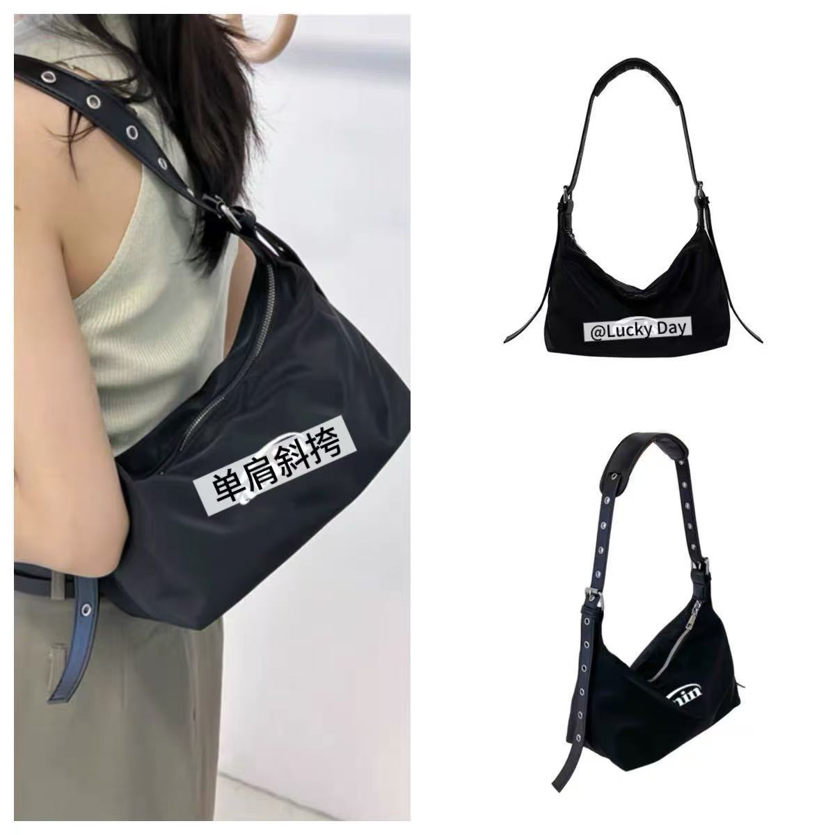 小慧  韩款字母甜酷辣妹风腋下斜挎通勤百搭休闲包IO47