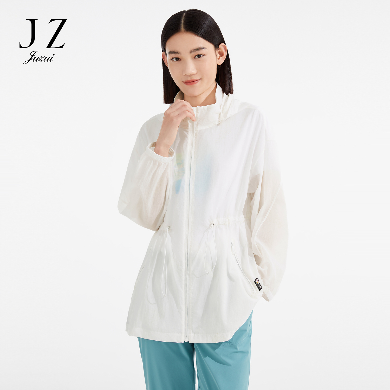 JZ玖姿JWCX40508商场同款四叶草空调衫女装2023夏季款休闲外套