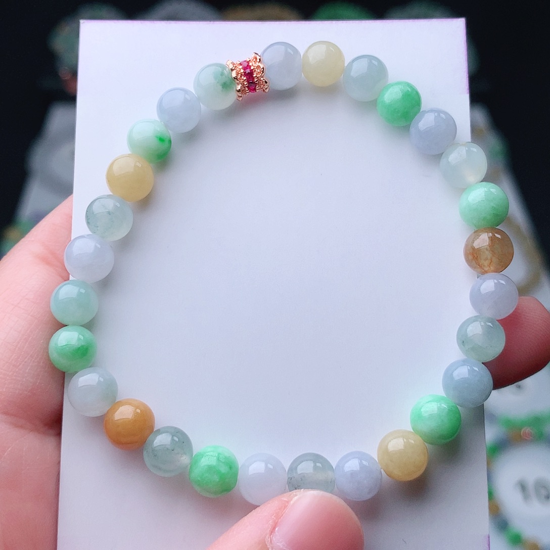 翡翠手串未镶嵌翡翠