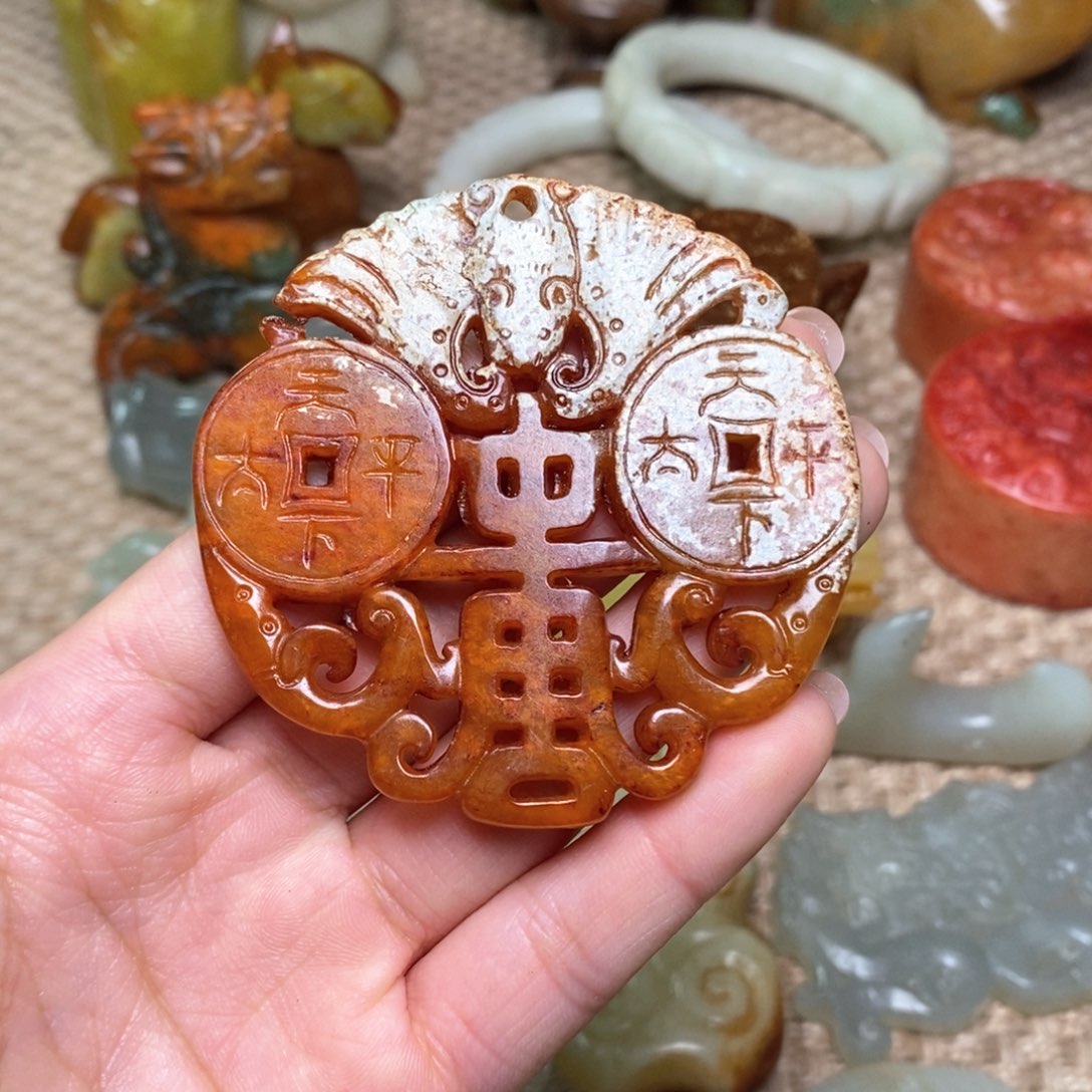 白玉菩提吊坠白玉菩提白玉菩提摆件