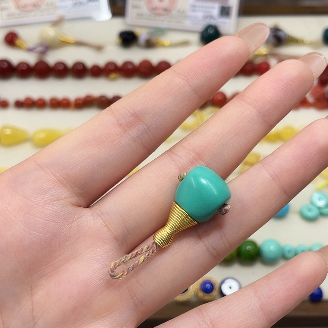 小***g查罗石合金珠宝半成品12绿分体三通