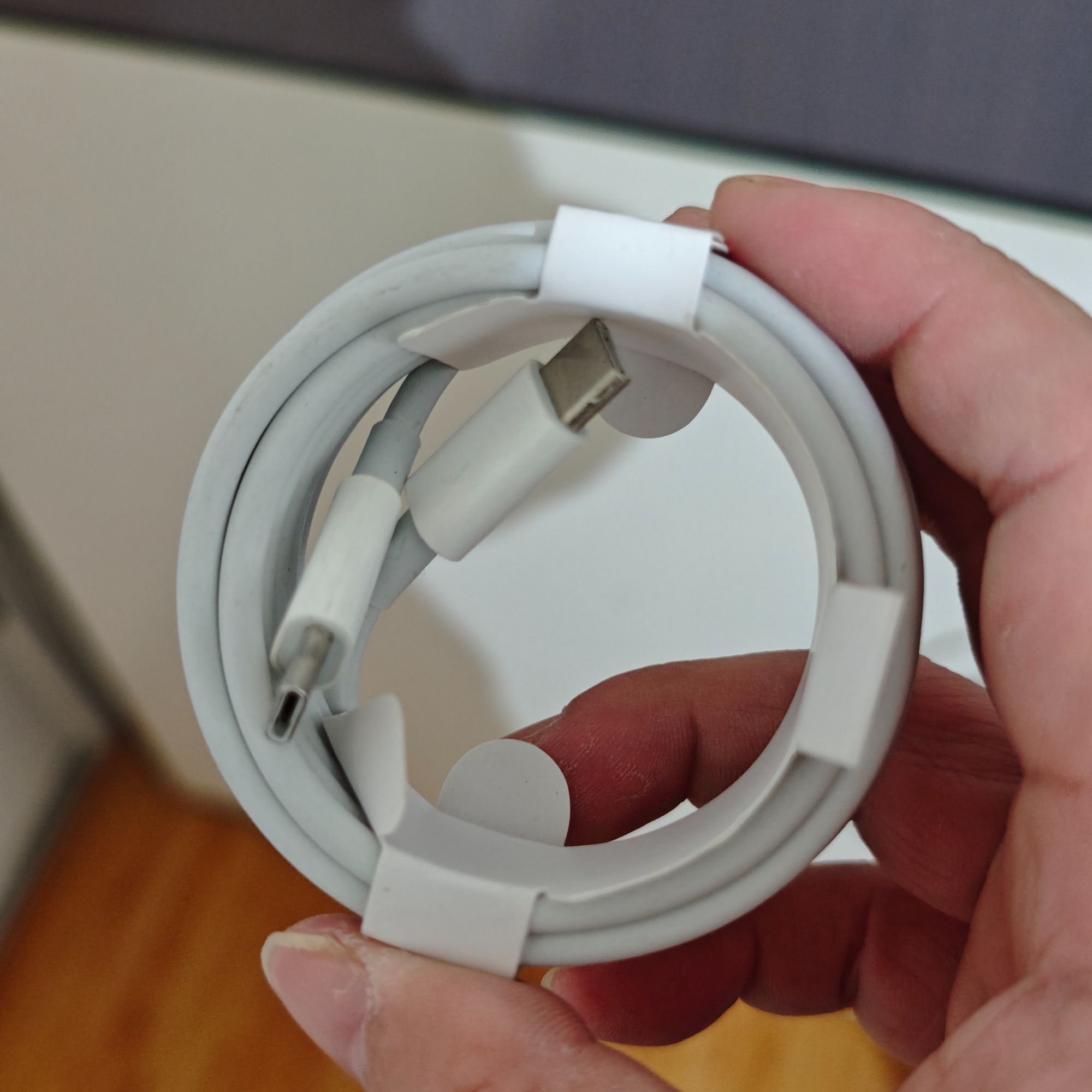 99新 Apple/苹果 苹果2米双C硅胶数据线