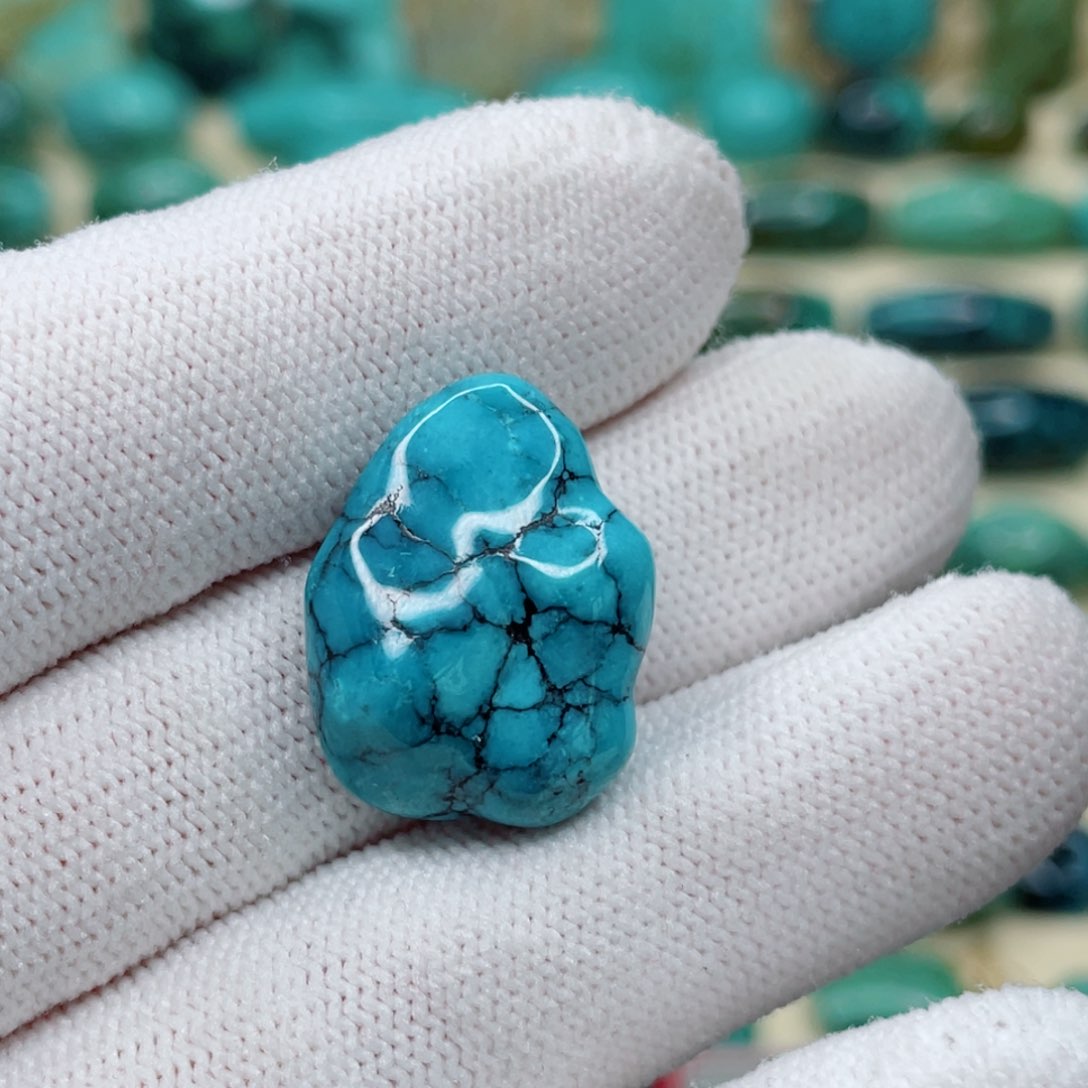 绿松石珠宝奇石未镶嵌