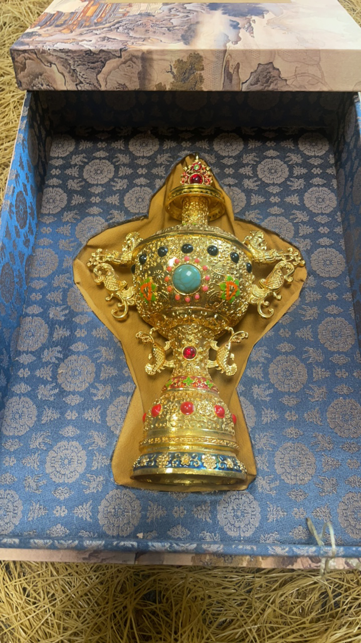 【闪购商品】一个黄色双鱼瓶