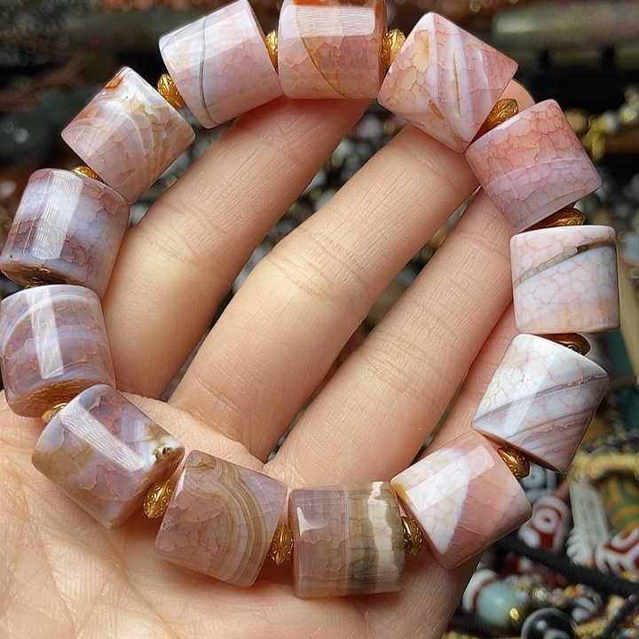 玛瑙/玉髓未镶嵌手链