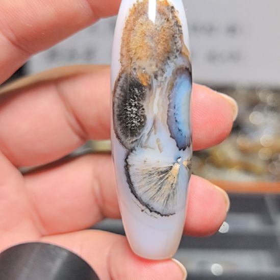 玛瑙/玉髓合金颈饰