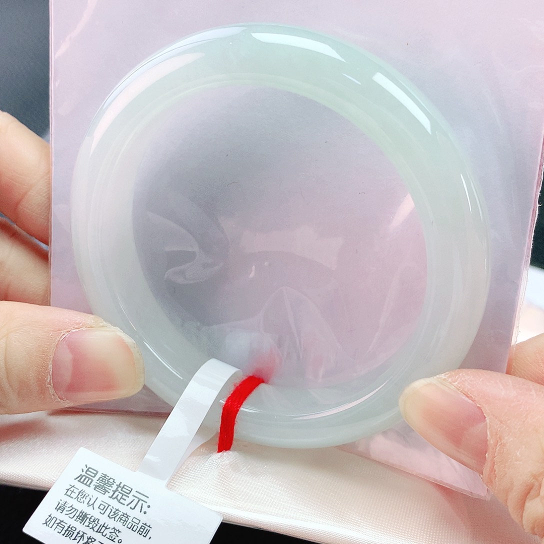 未镶嵌手镯翡翠51冰胶透