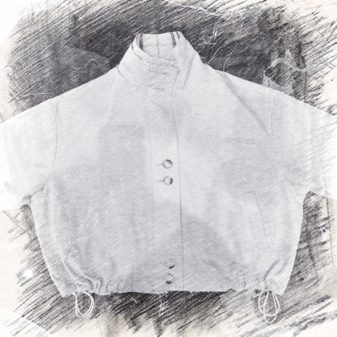 66126两面穿男女童新款翻领夹克风衣