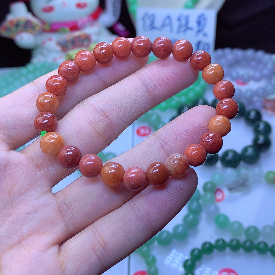 翡翠毛衣链未镶嵌