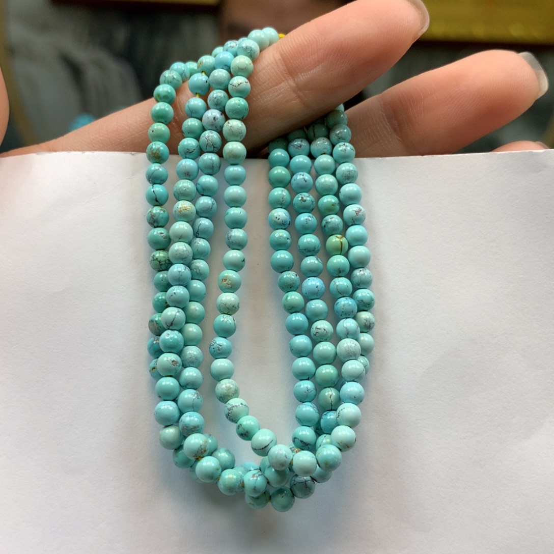 绿松石长链未镶嵌