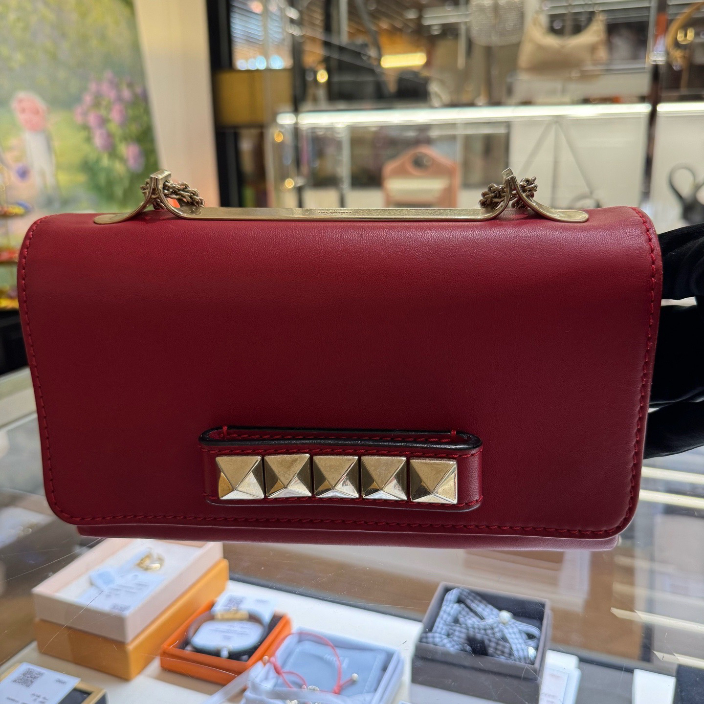 95新 Valentino/华伦天奴 16136726/KIKIFIFI/斜挎包