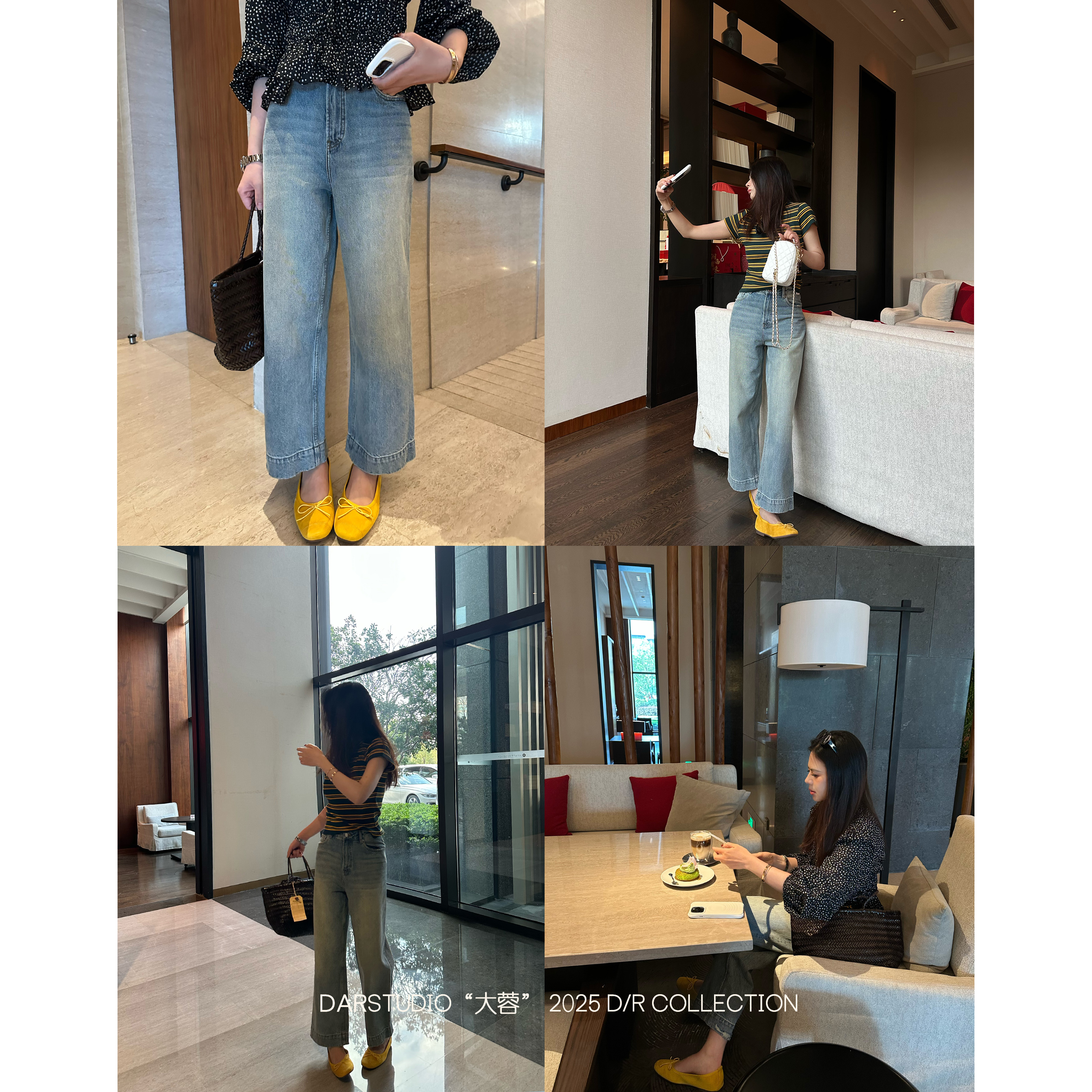 DAR STUDIO 深圳货【直腿魔法】2025春夏新款九分须须牛仔裤86168