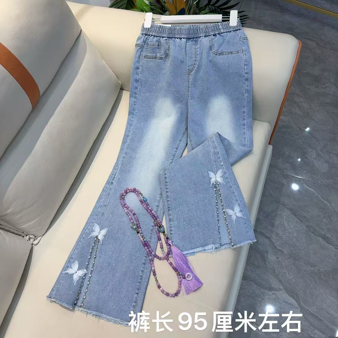  领券  胖MM2025时尚新款穿搭轻奢阔腿裤