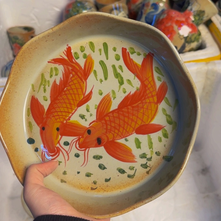 瓷片景德镇陶瓷手工手绘