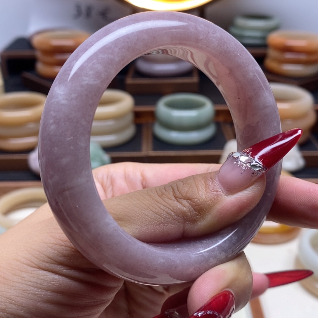 风***️石英质玉手镯未镶嵌