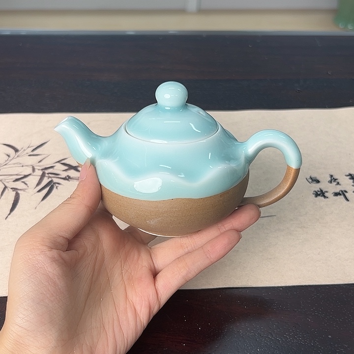 龙泉云间青瓷小米茶器