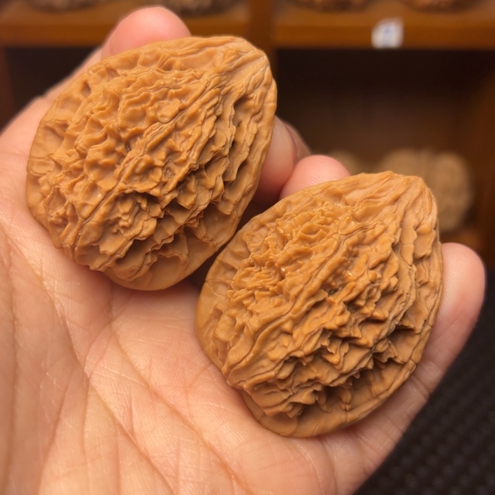 桃核把件39尺全品鸭嘴