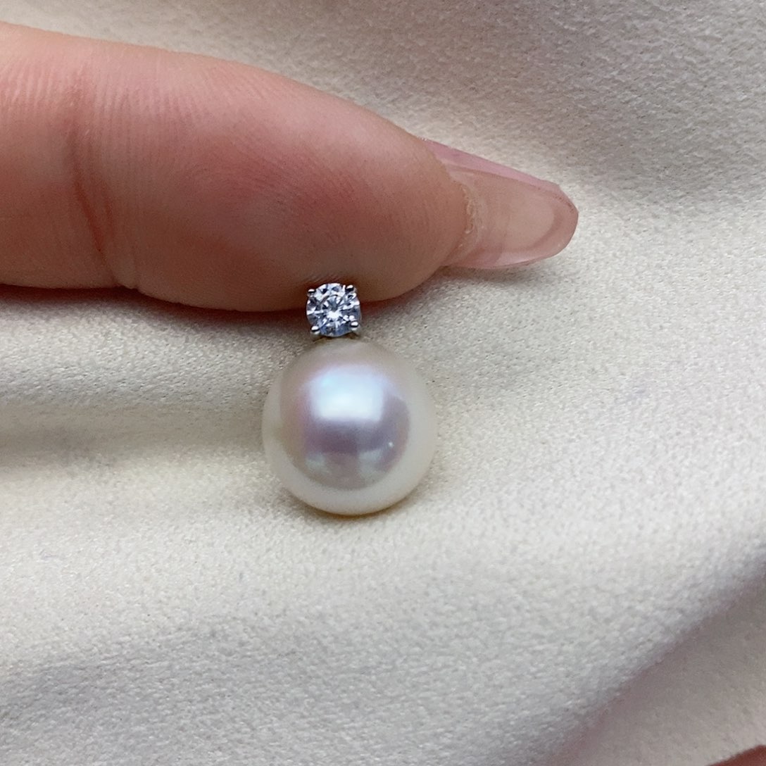 【闪购商品】淡水珍珠颈饰银S925镶嵌8