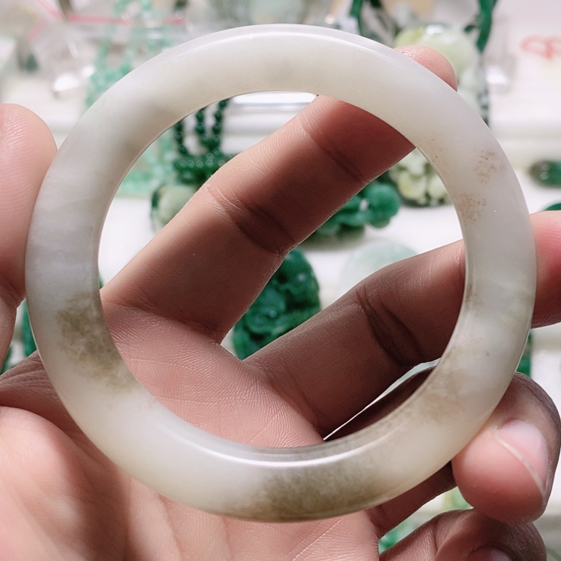 【闪购商品】未镶嵌独山玉镯子57