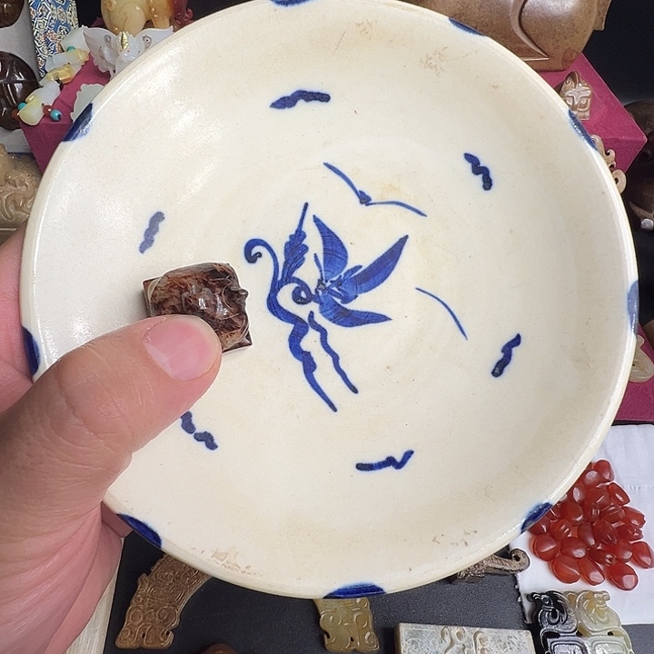 瓷片钟*铎陶瓷摆件及陶瓷制品