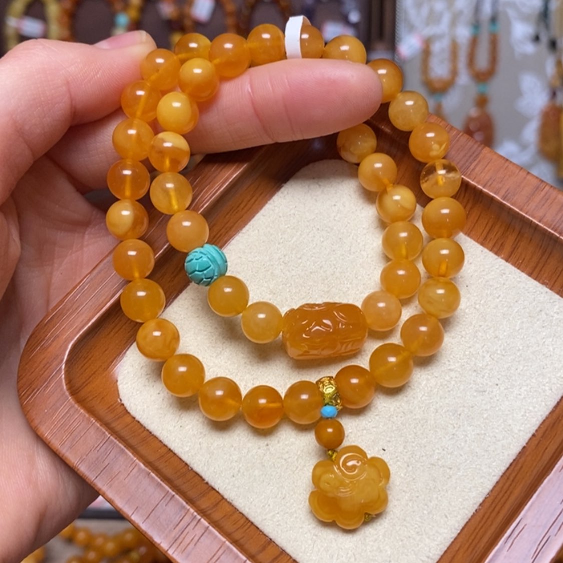 【闪购商品】手链蜜蜡未镶嵌手串