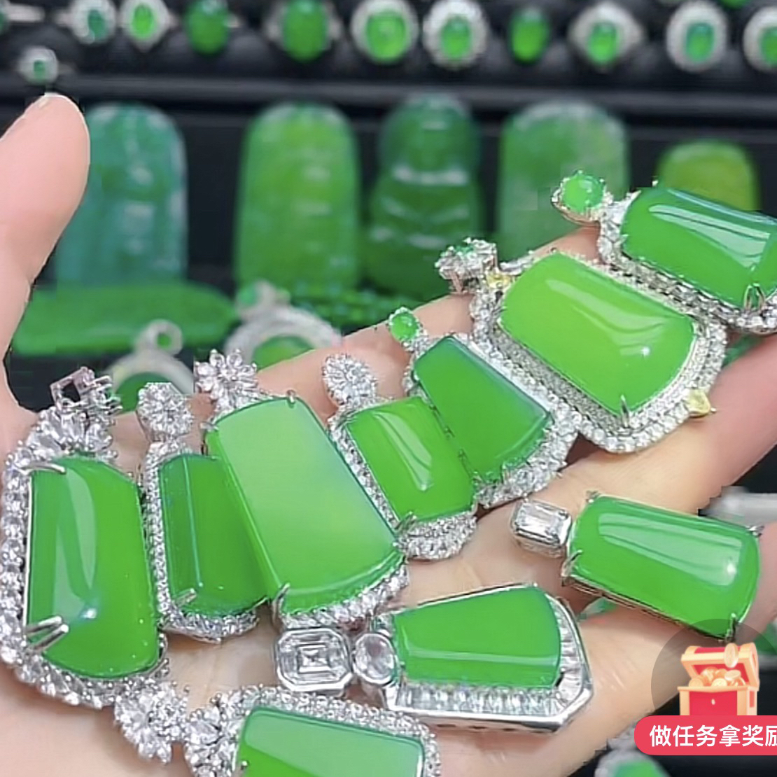 玉髓小号平安无事牌项链2