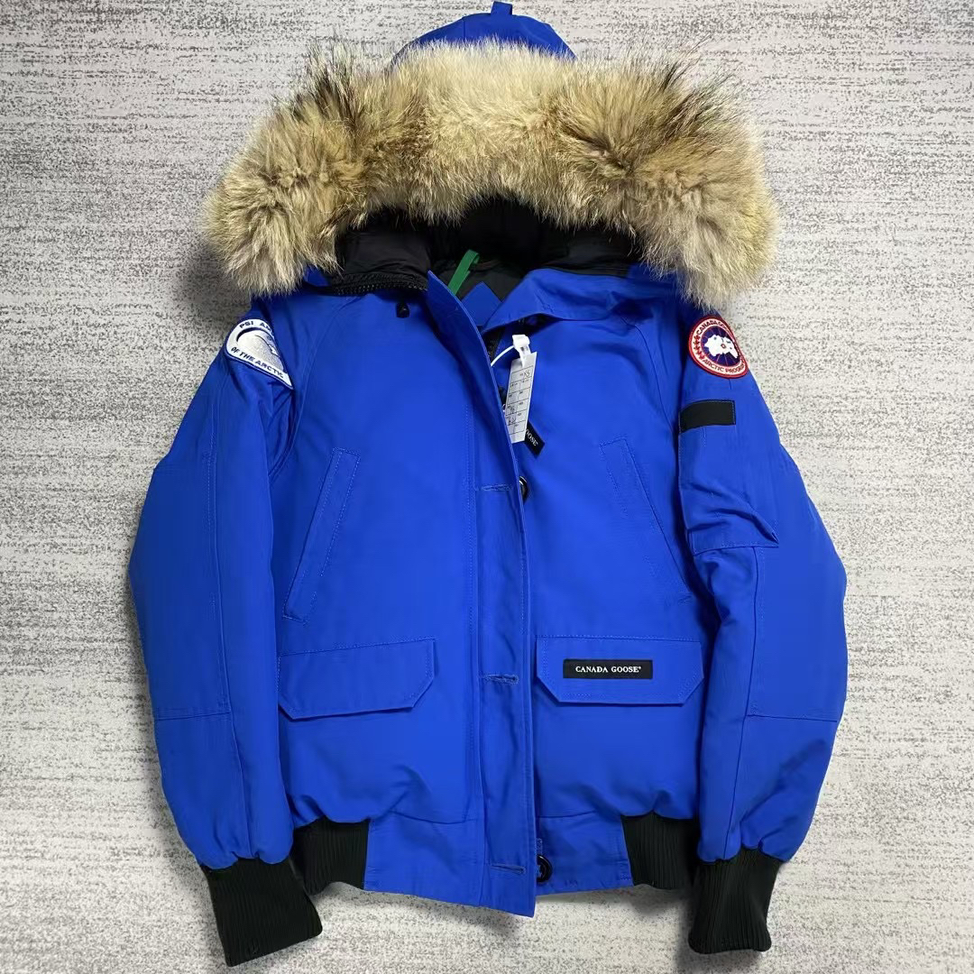 99新 CANADA GOOSE 加拿大鹅 XS 蓝色pbi飞行员chilliwack羽绒服