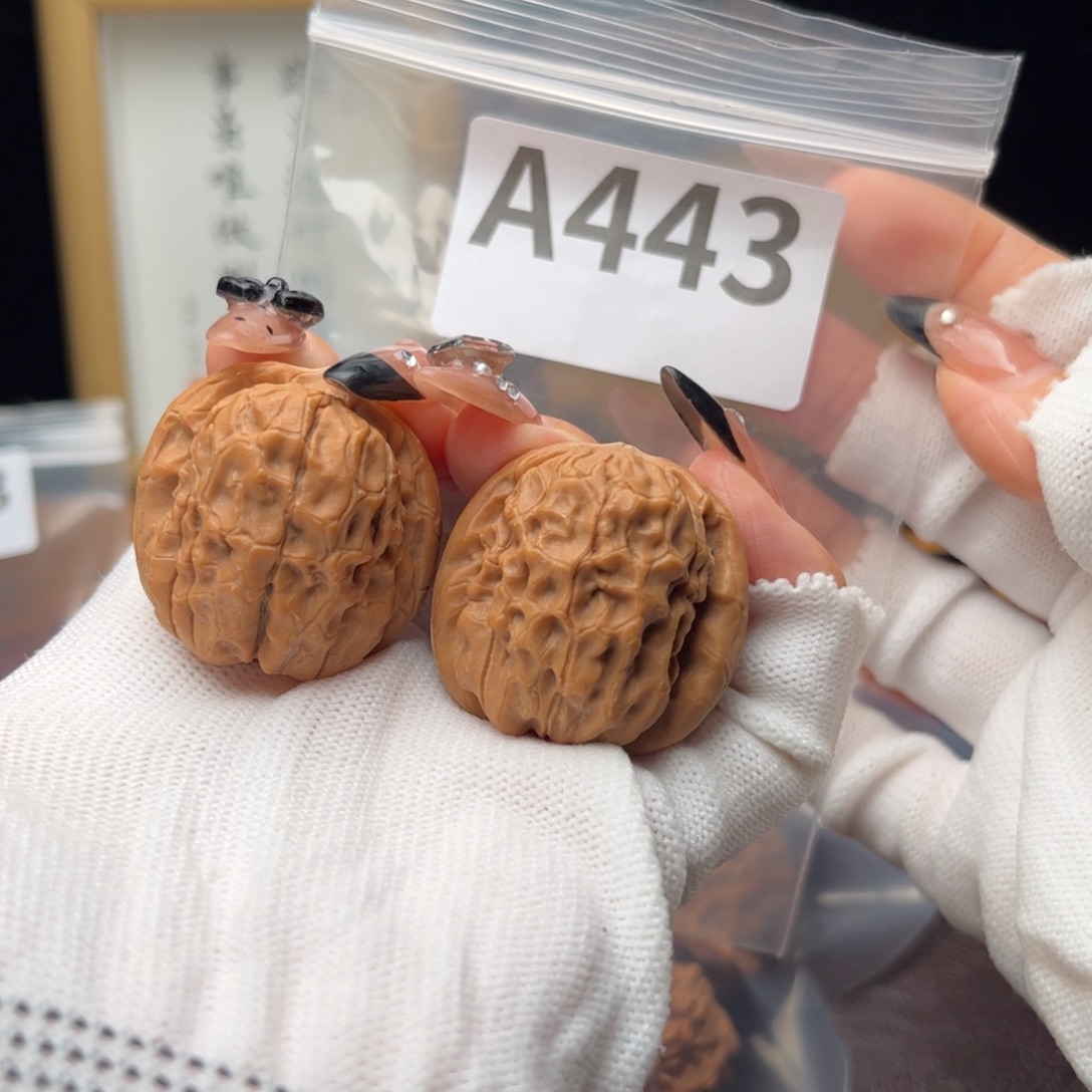 把件文玩核桃33甲骨文a443