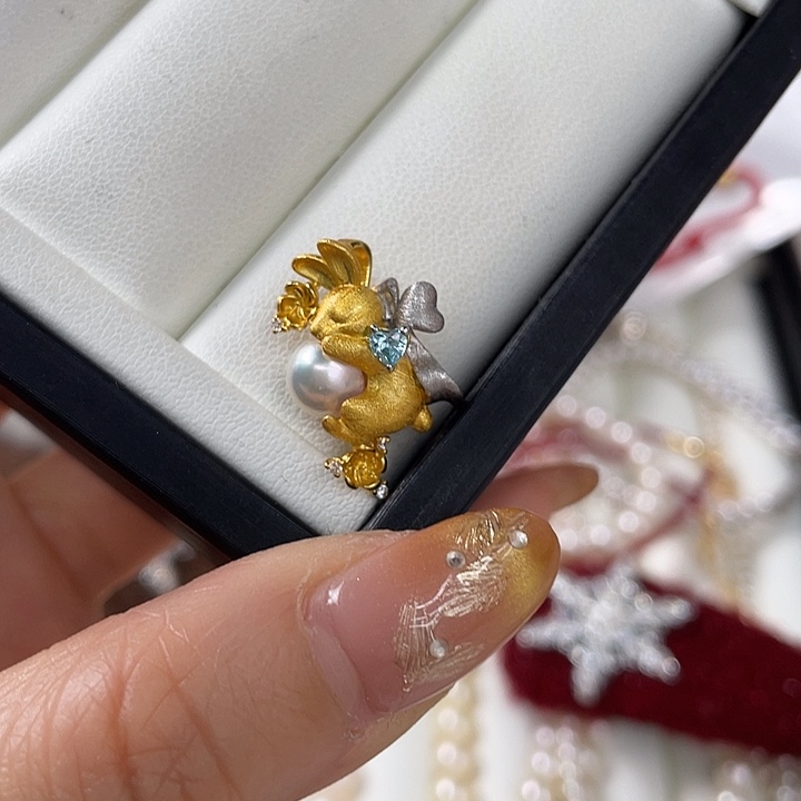 拥***生吊坠(不含链)海水珍珠银S925镶嵌