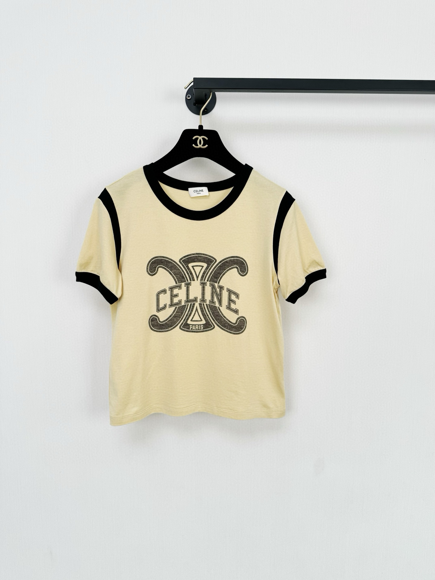 99新 Celine/思琳 Celine瑟琳凯旋门短袖/Xs码/99新