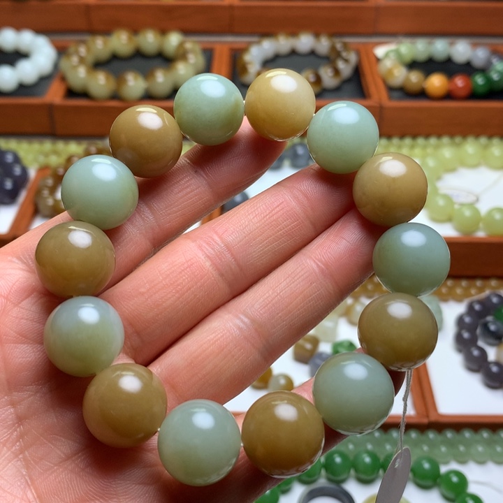 和田玉手串未镶嵌