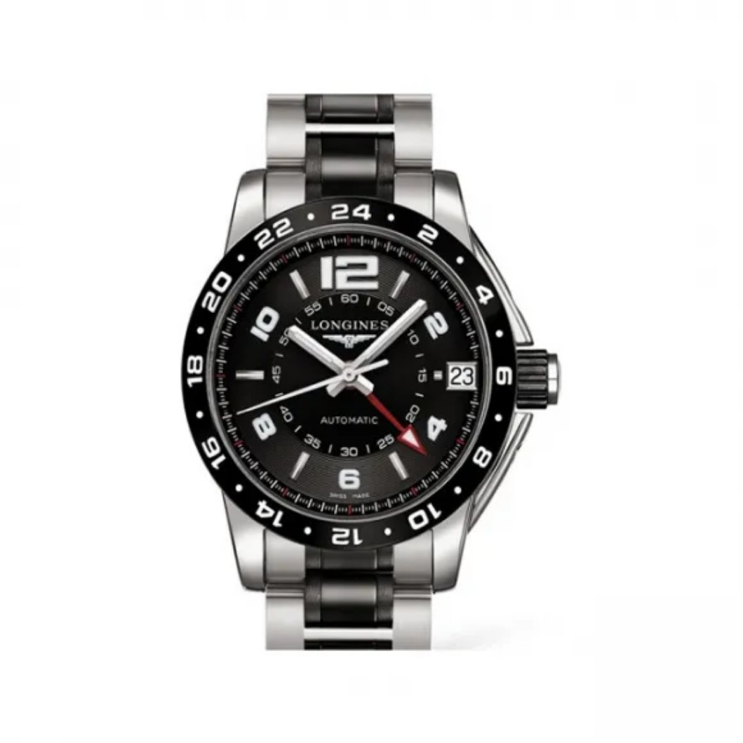 95新 Longines/浪琴 亚虎2/运动669/男士机械腕表/表径42mm