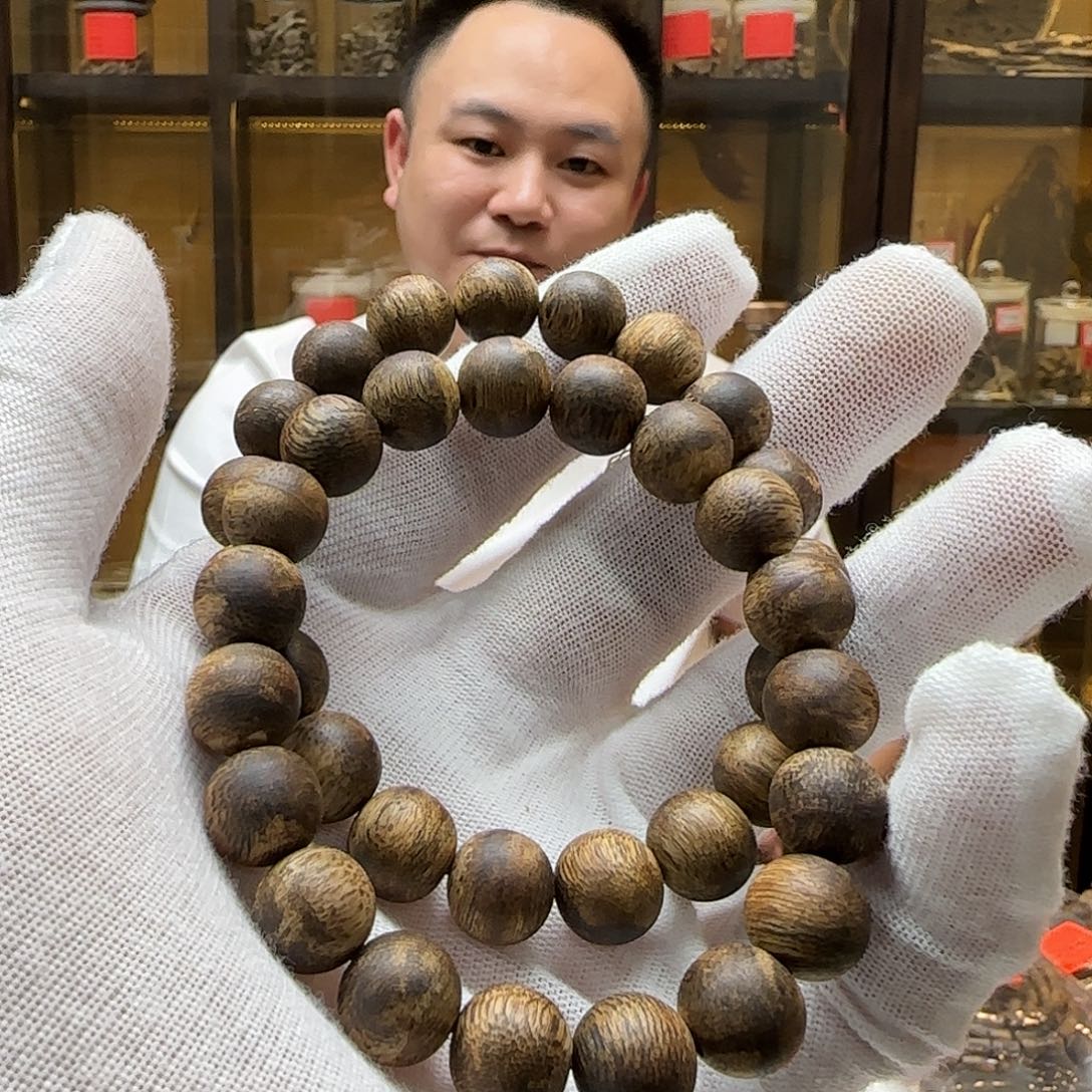 沉香手串国香棋楠念珠单圈1.1mm9.8g多样性发一串