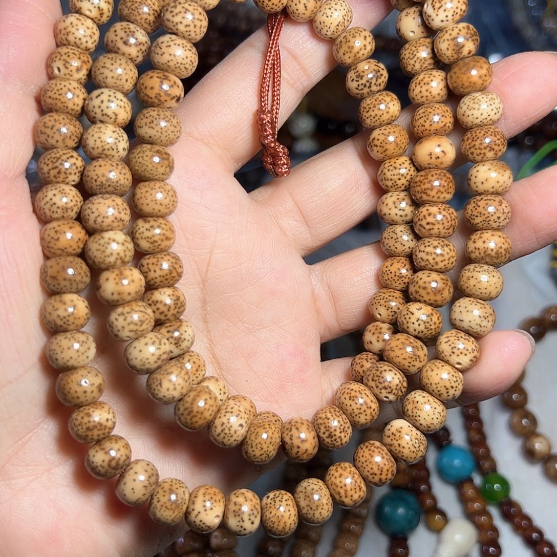 星月菩提手串星月菩提脱脂顺白