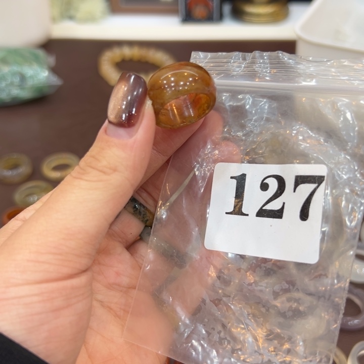 玛瑙/玉髓合金戒指127港14