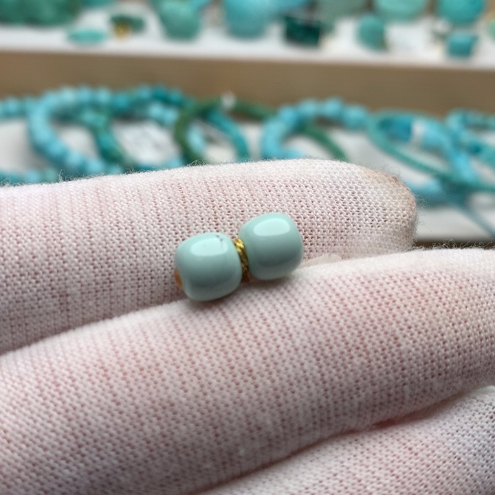 绿松石未镶嵌珠宝奇石6.9mm