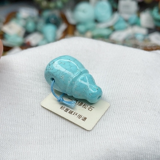 绿松石珠宝奇石未镶嵌