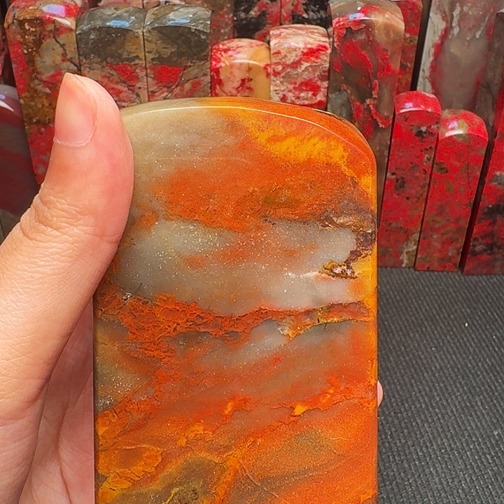 昌化石印石运*精品昌化鸡血石