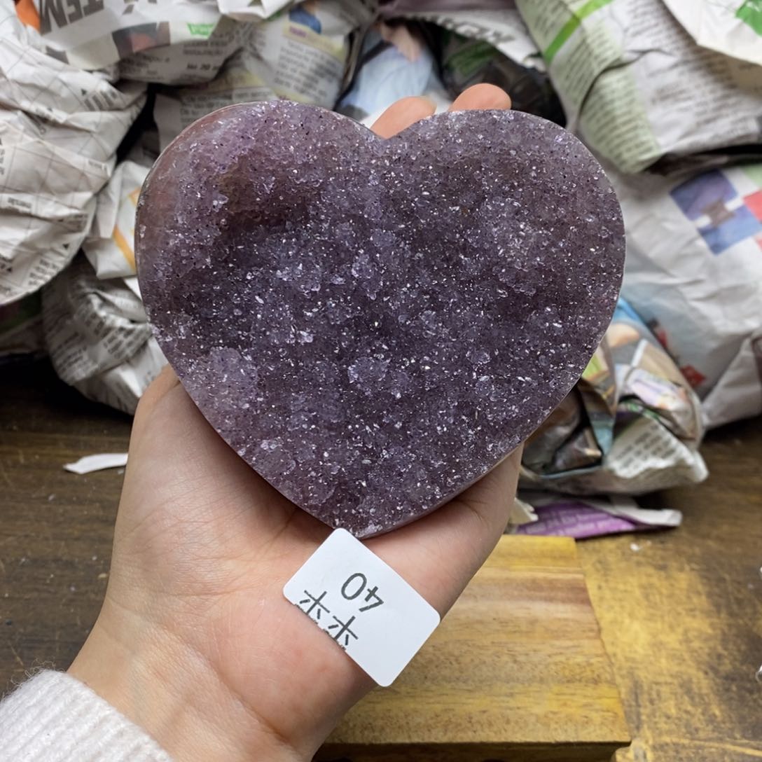 紫晶乌拉圭未镶嵌