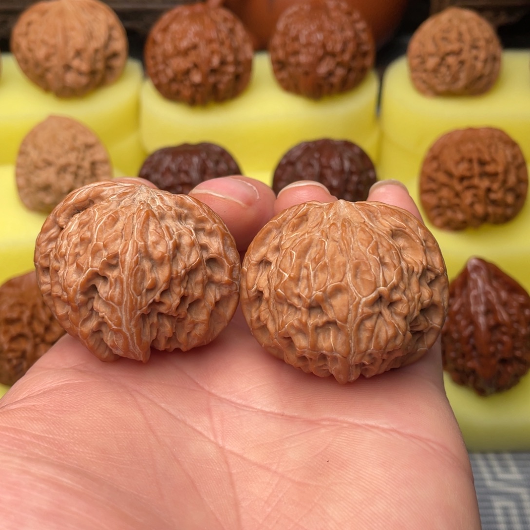 把件文玩核桃41全品磨盘编号1068