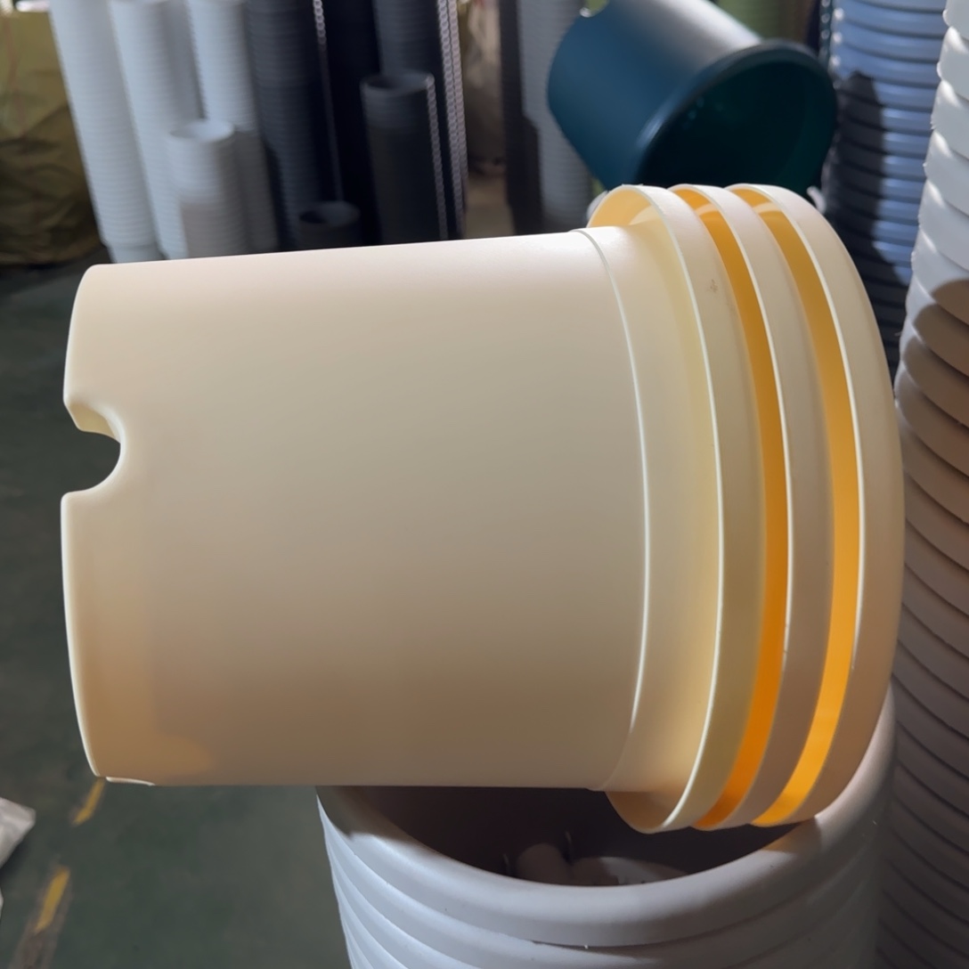 树脂四季盆4#无拖米黄10