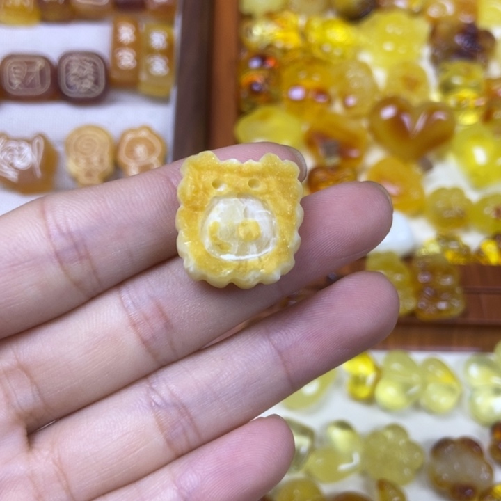 吊坠橄榄核福利原皮109