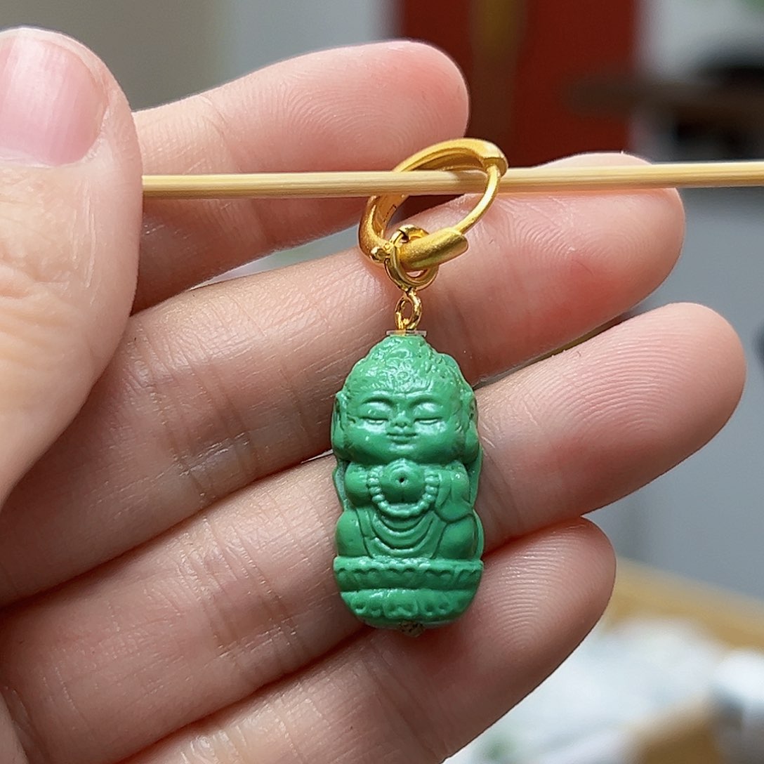 绿松石珠宝奇石未镶嵌