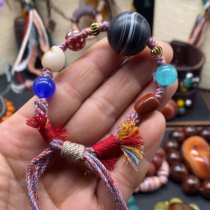 玛瑙/玉髓手链未镶嵌