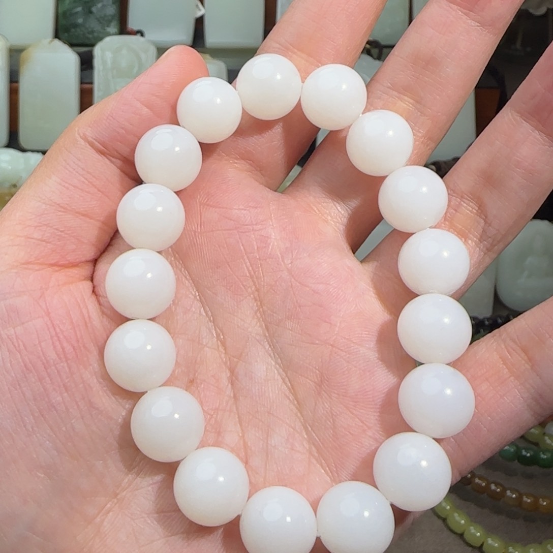 和田玉手链未镶嵌小*